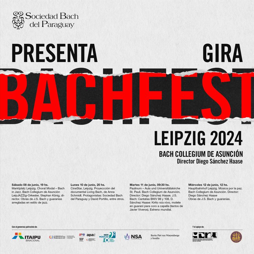 El Bach Collegium de Asunción se presenta por segunda vez en el célebre BachFest Leipzig – Alemania