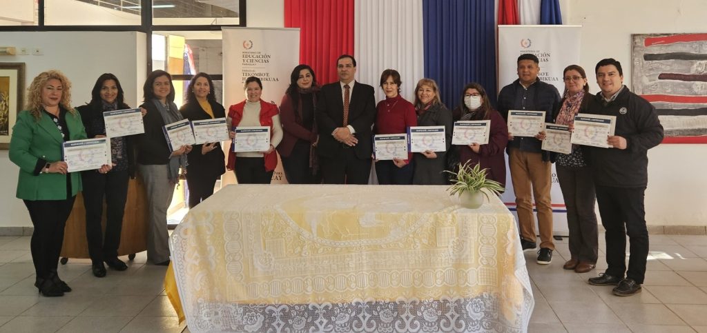 Acto de entrega de certificados de capacitación