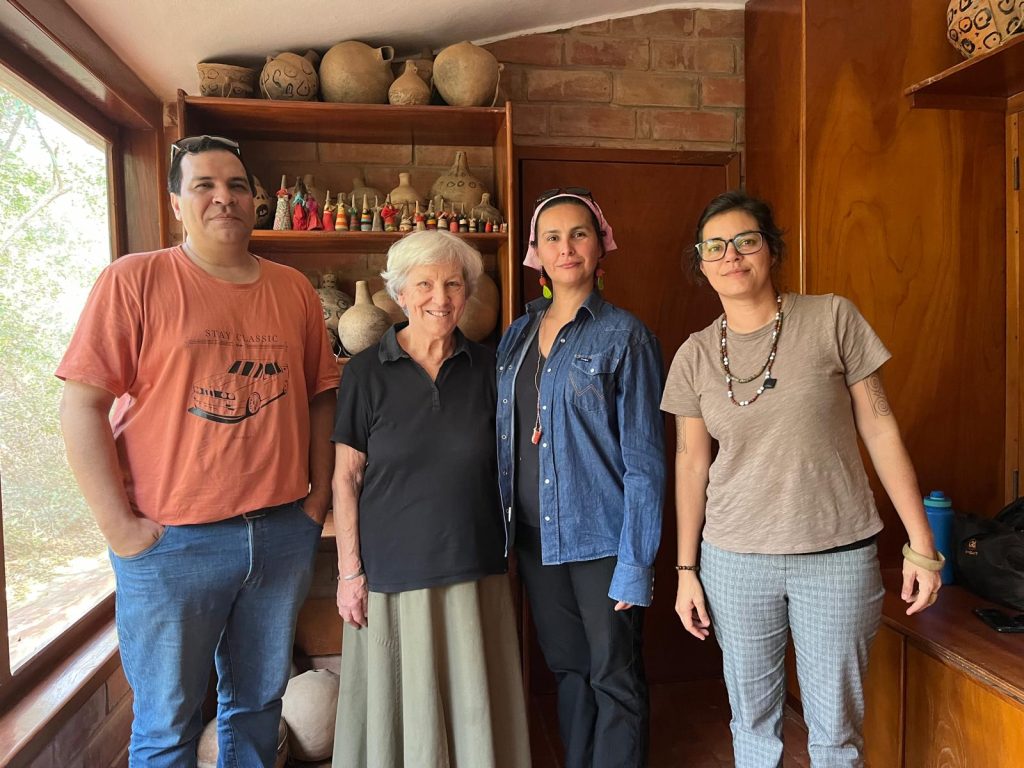 Reunión de trabajo con la lingüista Verena Regehr para la promoción de lenguas indígenas
