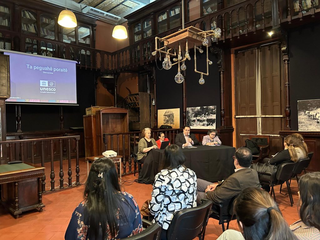 PÑS oĩkuri aty oñemoñepyrũhápe Comité Patrimonio Cultural Inmaterial UNESCO-pegua