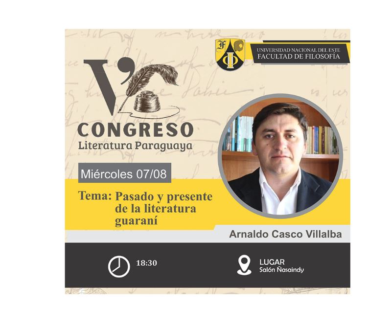 PÑS oĩta Congreso de Literatura Paraguaya oikótava Alto Paranáme