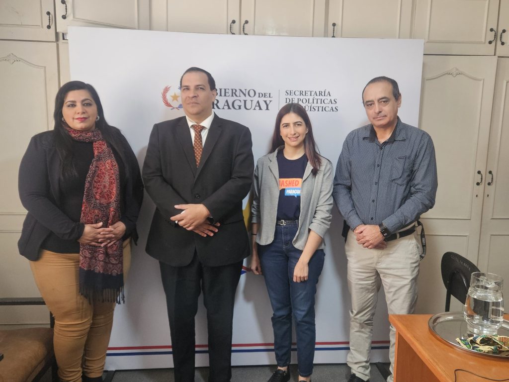 Secretaría de Políticas Lingüísticas recibió a representantes de la Fundación CIRD y «Smashed Paraguay»