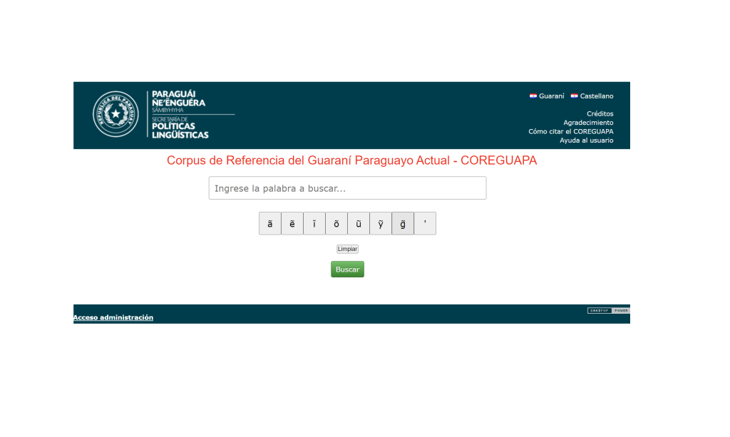SPL incrementa contenido de corpus de guaraní