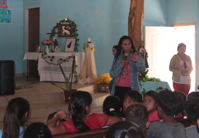 Escuela Parroquial “Inmaculada Concepción” Pedro P. Peña-yguápe ojehechauka Documental Arete Guasu rehegua