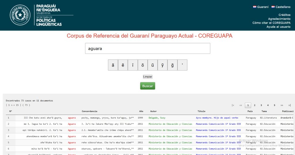 SPL incrementa corpus del guaraní paraguayo